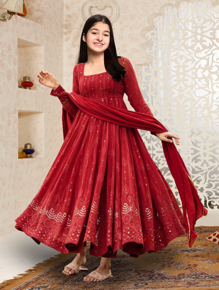 Kedar Fab Girls Festive Party Casual Formal Wedding Kurta and Dupatta Set Price in India Buy Kedar Fab Girls Festive Party Casual Formal Wedding Kurta and Dupatta Set online