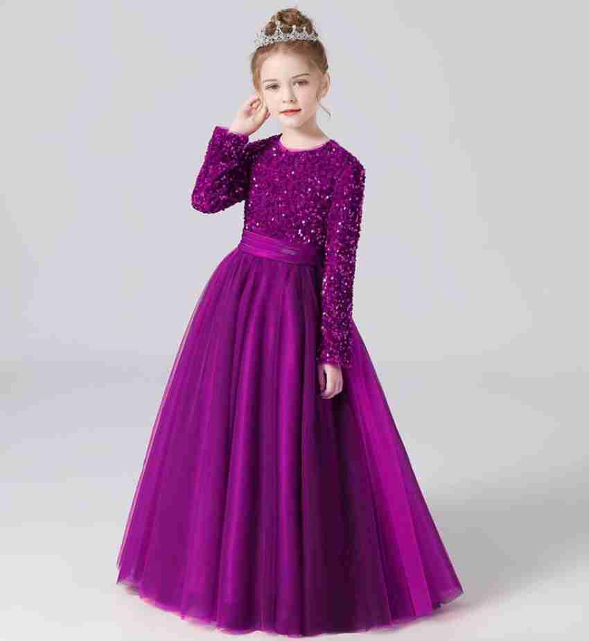 NPLASH FASHION Girls Maxi Full Length Festive Wedding Dress Price