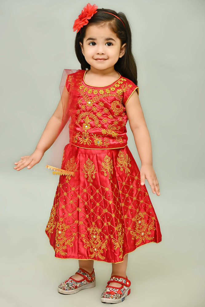 Indian wedding dress for baby girl sales