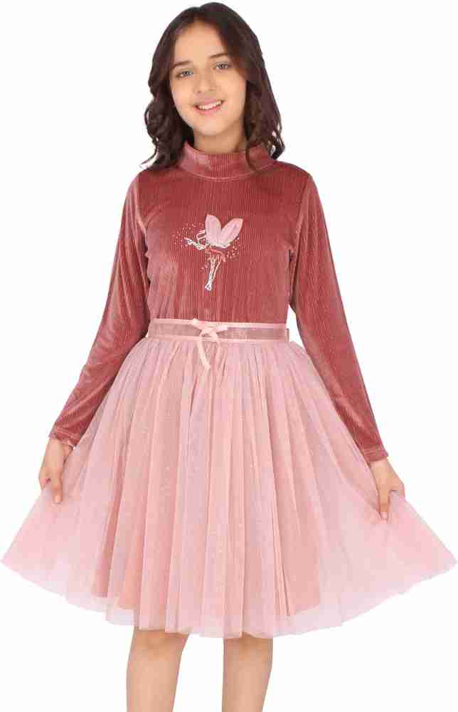 Cutecumber Girls Midi Knee Length Casual Dress Price in India Buy Cutecumber Girls Midi Knee Length Casual Dress online at Flipkart