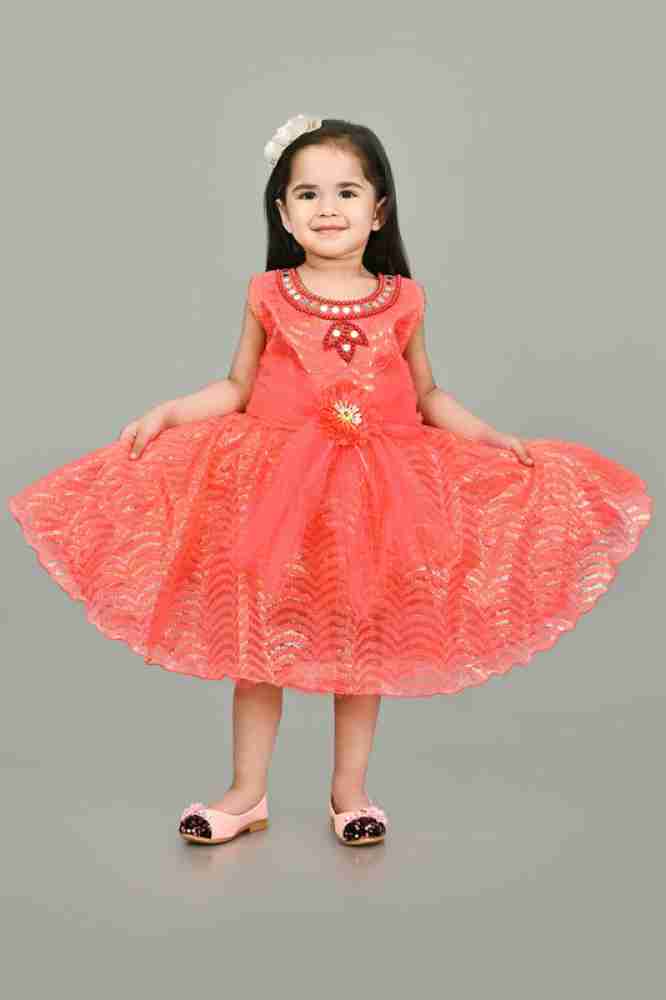 Red frock for hot sale 4 year girl