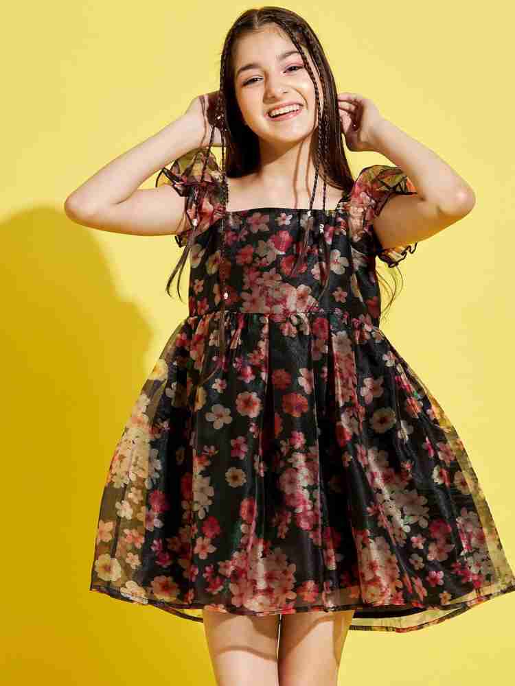 Cherry Jerry Girls Above Knee Casual Dress Price in India Buy Cherry Jerry Girls Above Knee Casual Dress online at Flipkart