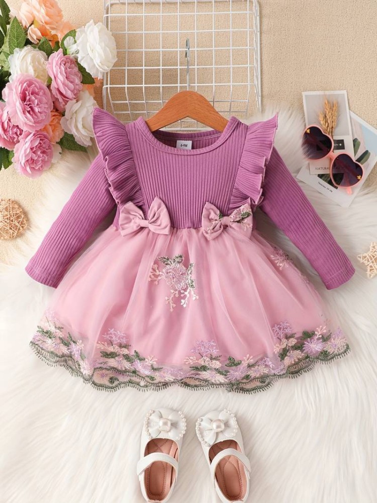 fabricfashion Baby Girls Midi Knee Length Party Dress Price in India Buy fabricfashion Baby Girls Midi Knee Length Party Dress online at Flipkart