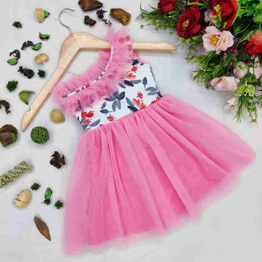 THOILLLING Girls Midi Knee Length Party Dress Price in India Buy