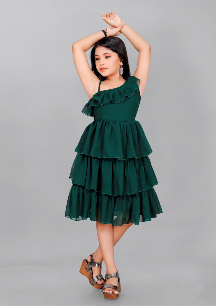 Apnisha Girls Midi Knee Length Casual Dress Price in India Buy Apnisha Girls Midi Knee Length Casual Dress online at Flipkart