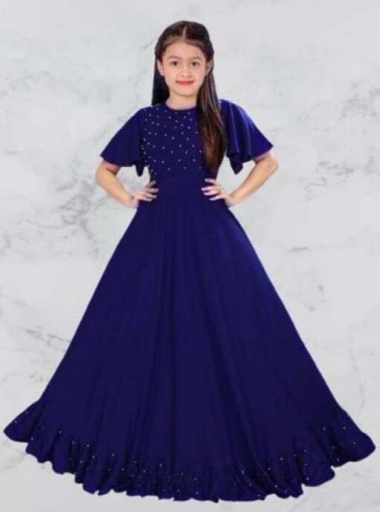 Beautiful stylish kids girls Full length dress