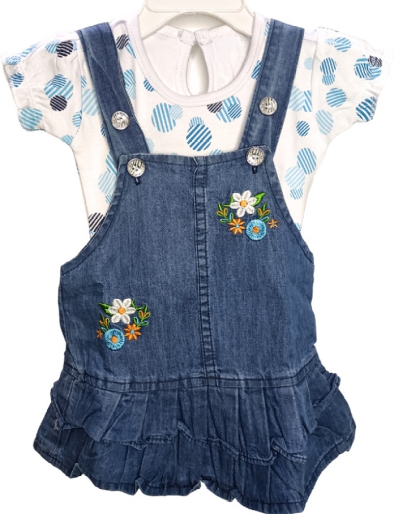 Dungaree dress for girl clearance flipkart