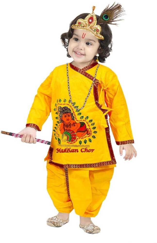 Krishna dress up clearance for baby boy