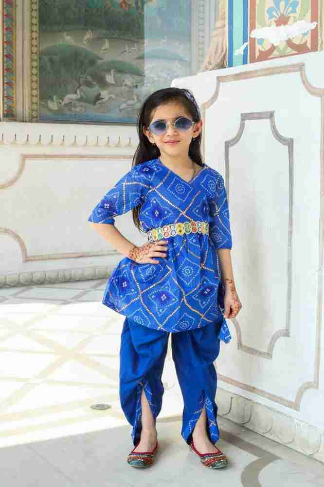 Dhoti salwar suit for baby girl clearance