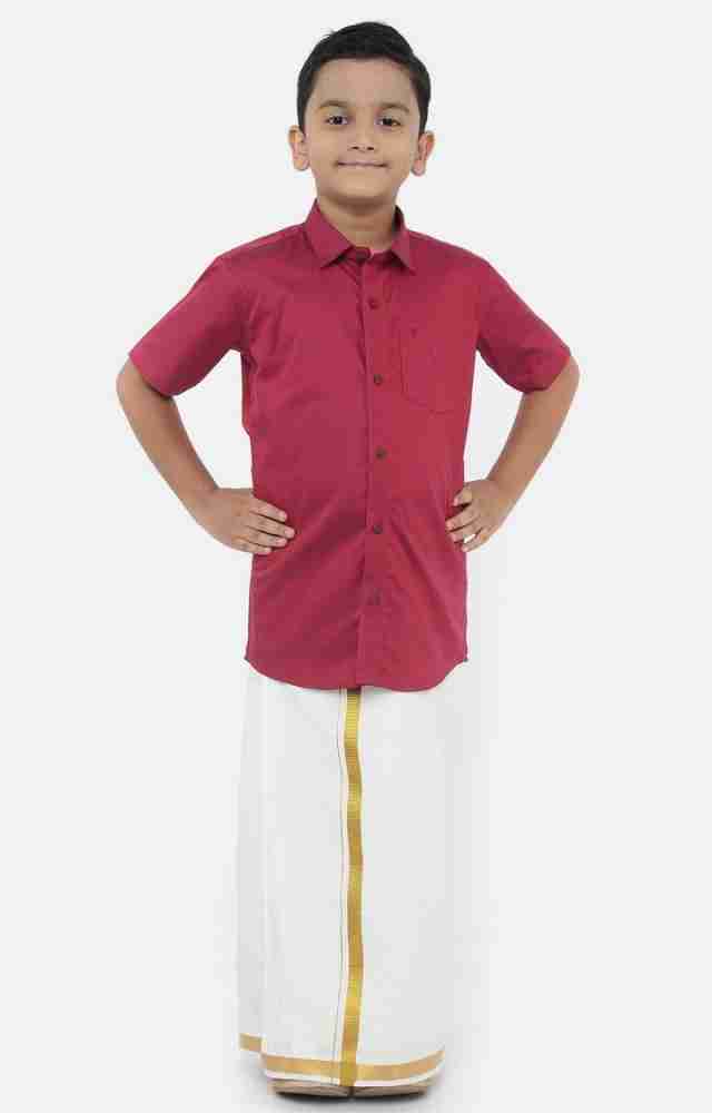 Ramraj Cotton Boys Casual Shirt Dhoti Set Price in India Buy Ramraj Cotton Boys Casual Shirt Dhoti Set online at Flipkart