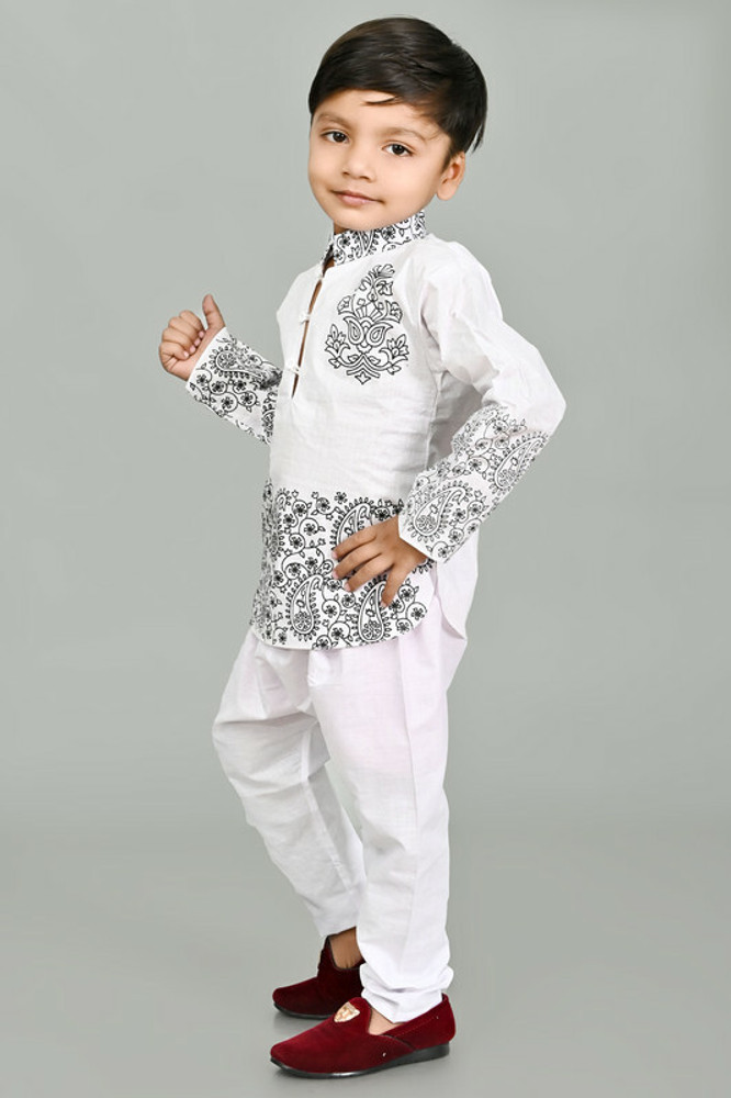 AL BAYDAR FASHION Baby Boys Casual Kurta and Pyjama Set Price in