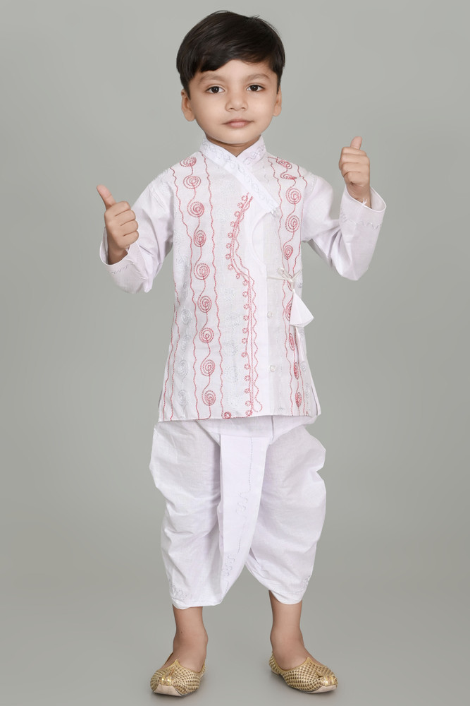 Fashion Time Baby Boys Festive Party Dhoti Kurta Set Price in