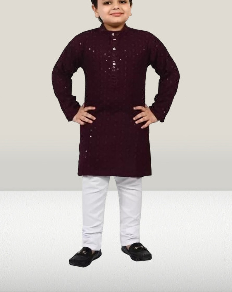 seetoo Boys Festive Party Kurta and Pyjama Set