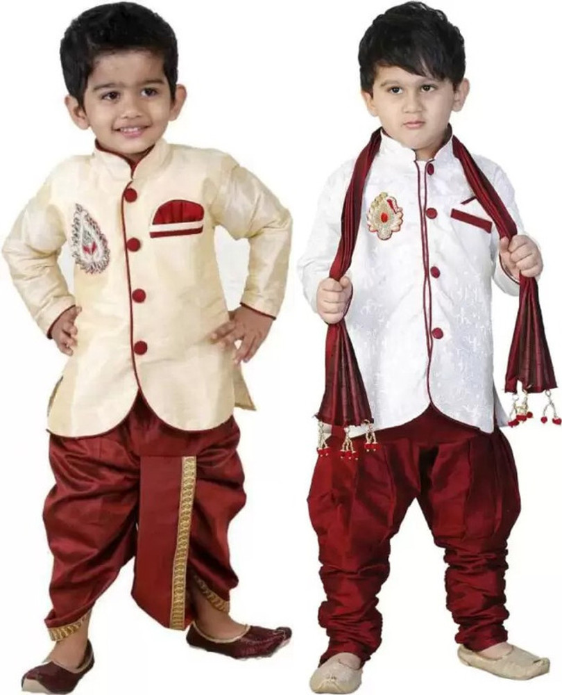 Born Wear Boys Festive Party Dhoti Kurta Set Price in India Buy Born Wear Boys Festive Party Dhoti Kurta Set online at Flipkart