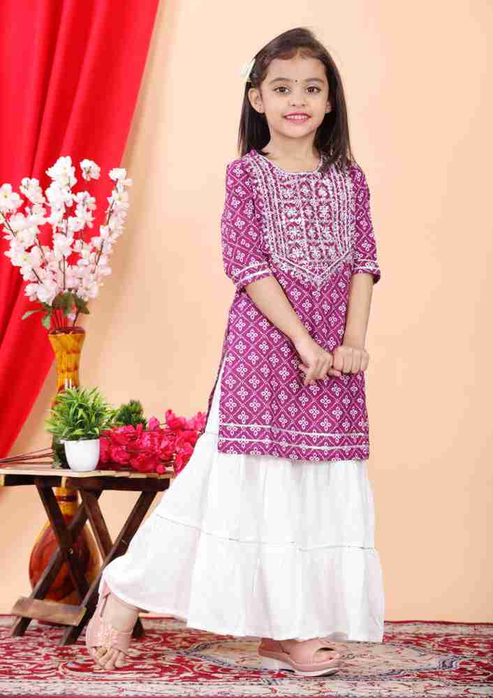 Baby girl kurta dresses clearance