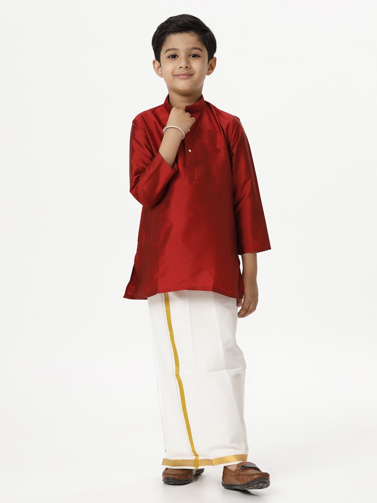 Ramraj Cotton Boys Festive Party Dhoti Kurta Set Price in India Buy Ramraj Cotton Boys Festive Party Dhoti Kurta Set online at Flipkart