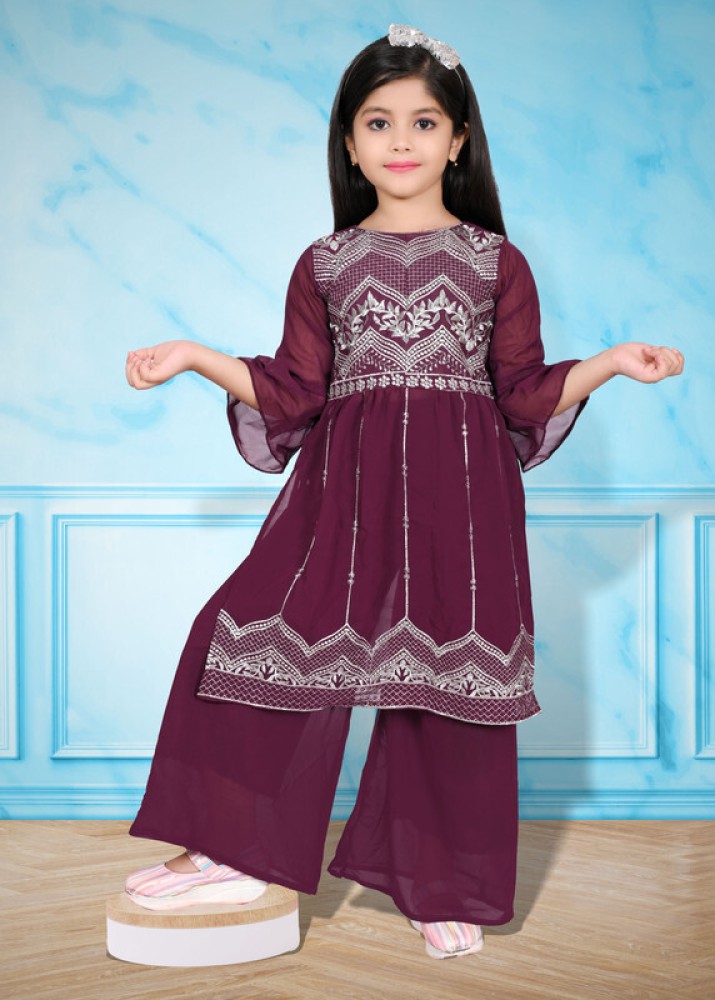 Rania Dresses Baby Girls Casual Kurta and Palazzo Set Price in India Buy Rania Dresses Baby Girls Casual Kurta and Palazzo Set online at Flipkart