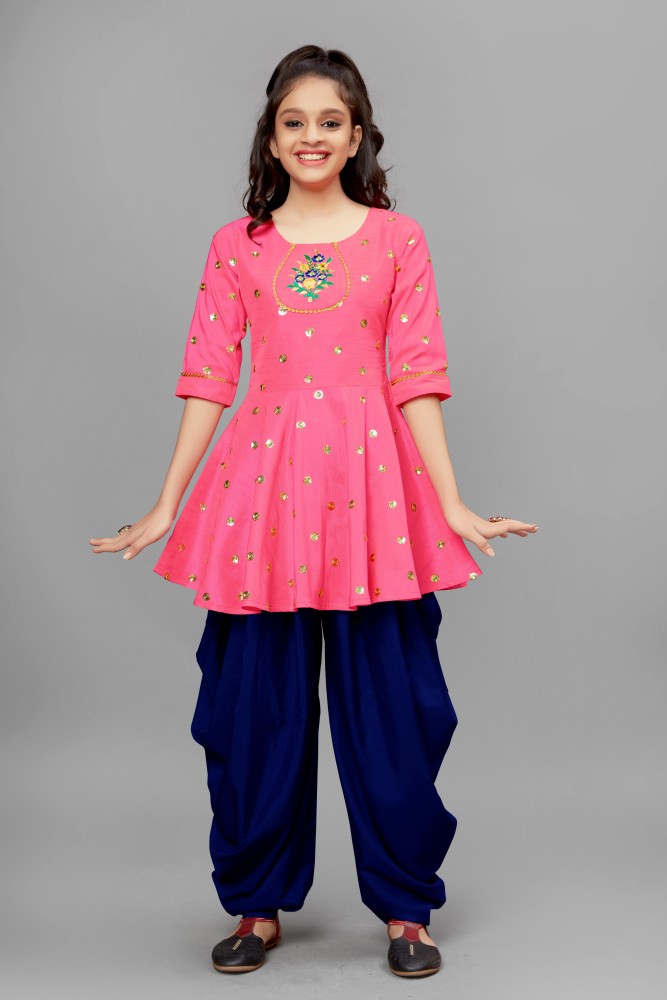 Girls shop dhoti set