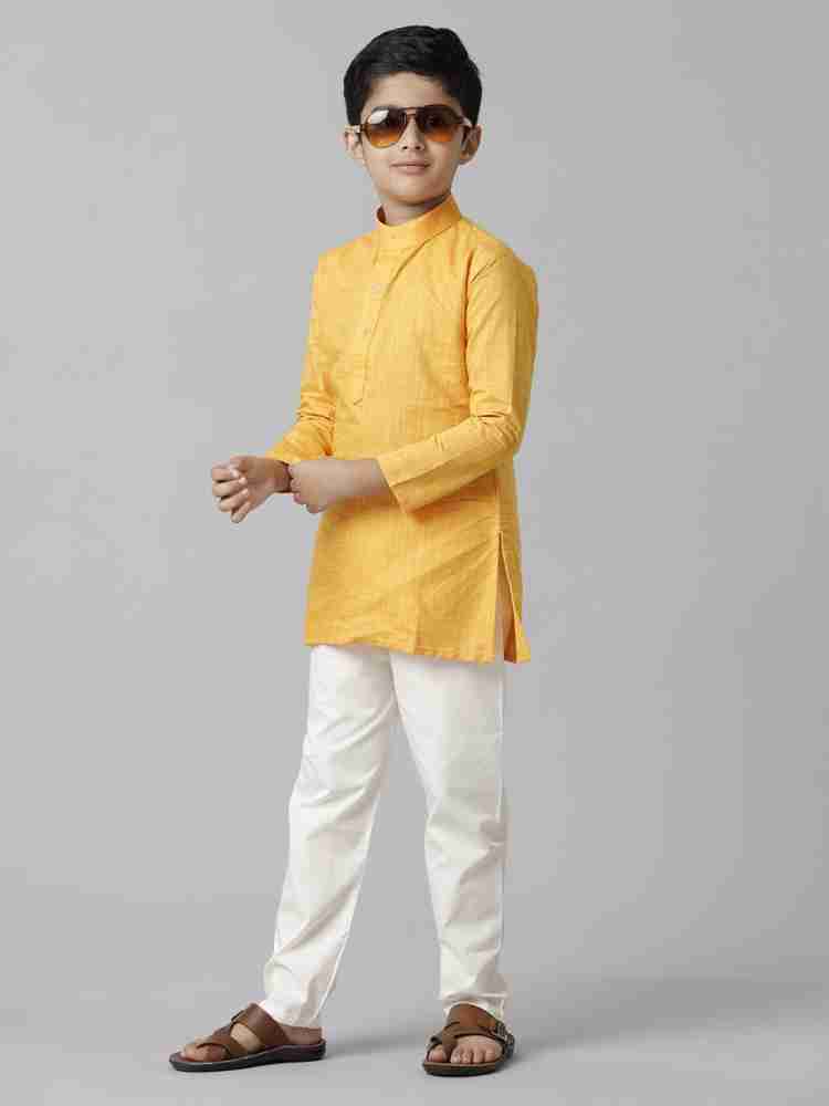 Ramraj Cotton Boys Festive Party Kurta and Pyjama Set Price in