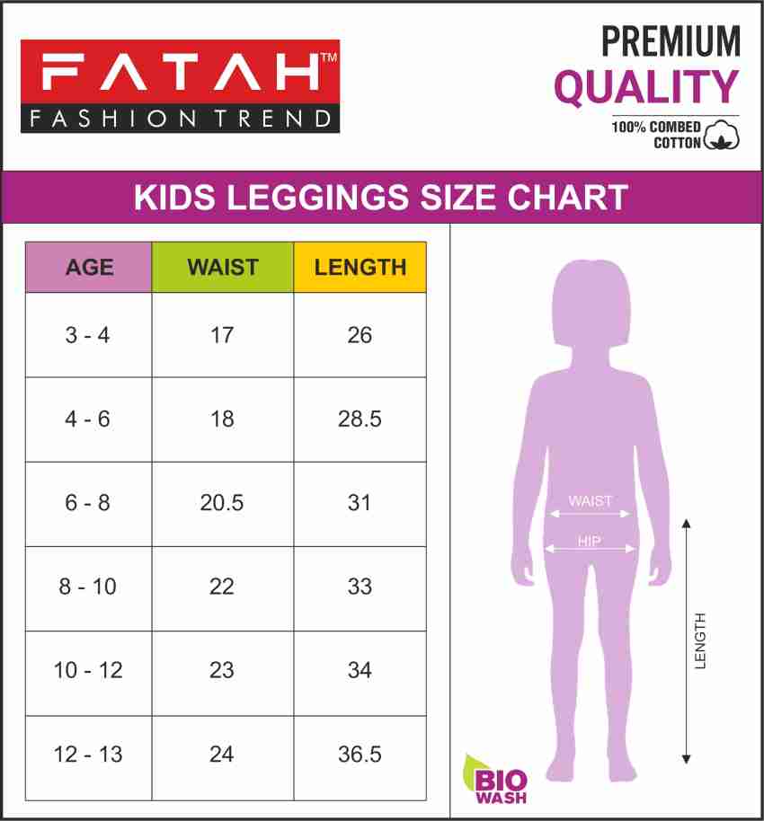 F A T A H Legging For Girls Price in India - Buy F A T A H Legging For  Girls online at