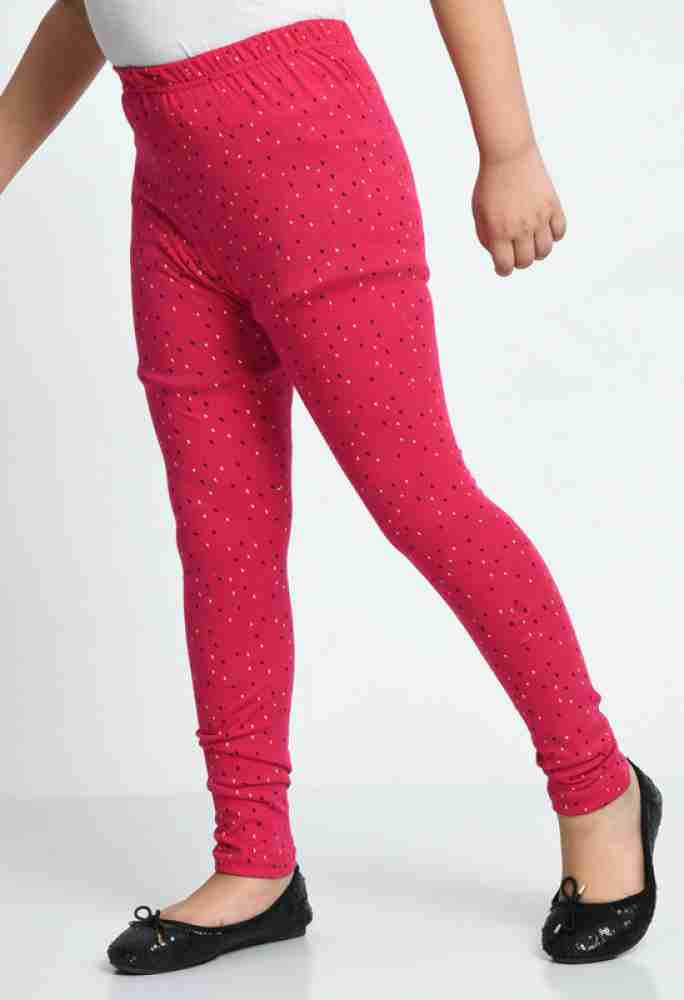 Buy Famaya Girls Multicolor Solid Cotton Leggings 11-12 Years