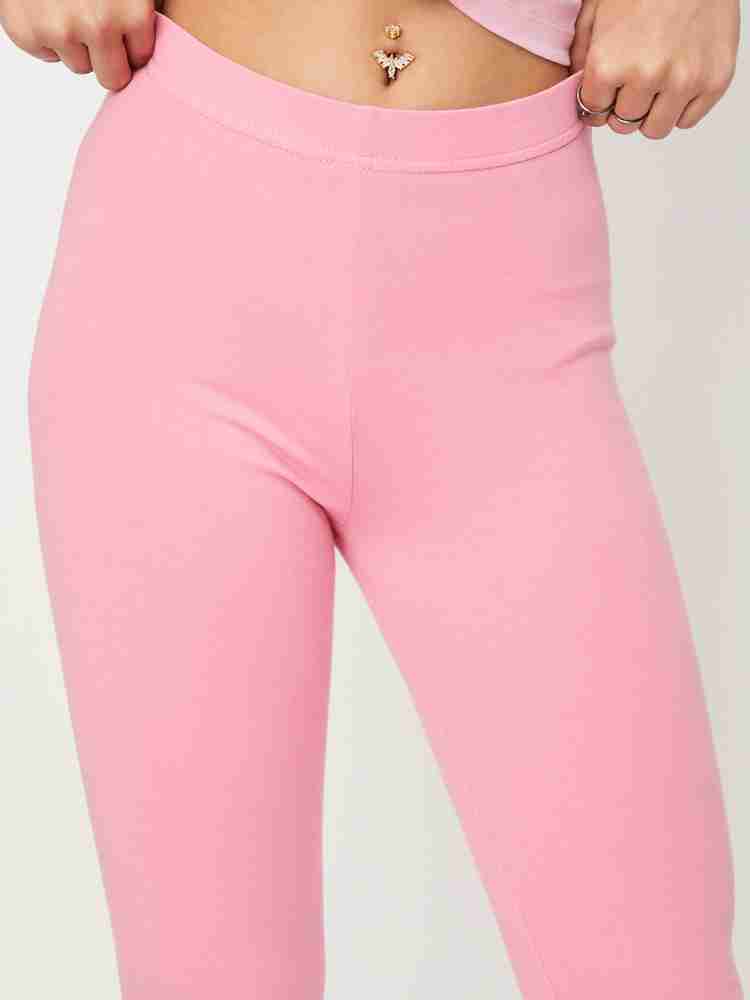 Go Colors Rusty Pink Ankle Length Leggings - Get Best Price from  Manufacturers & Suppliers in India