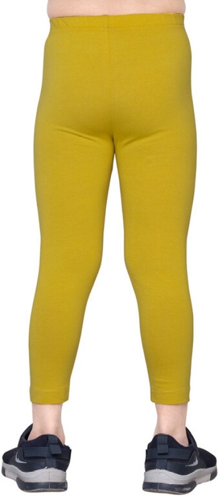 Girls mustard yellow on sale leggings