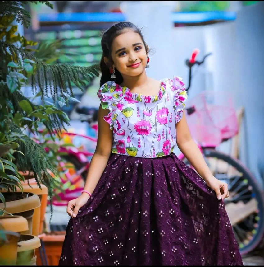 Baby crop top lehenga clearance