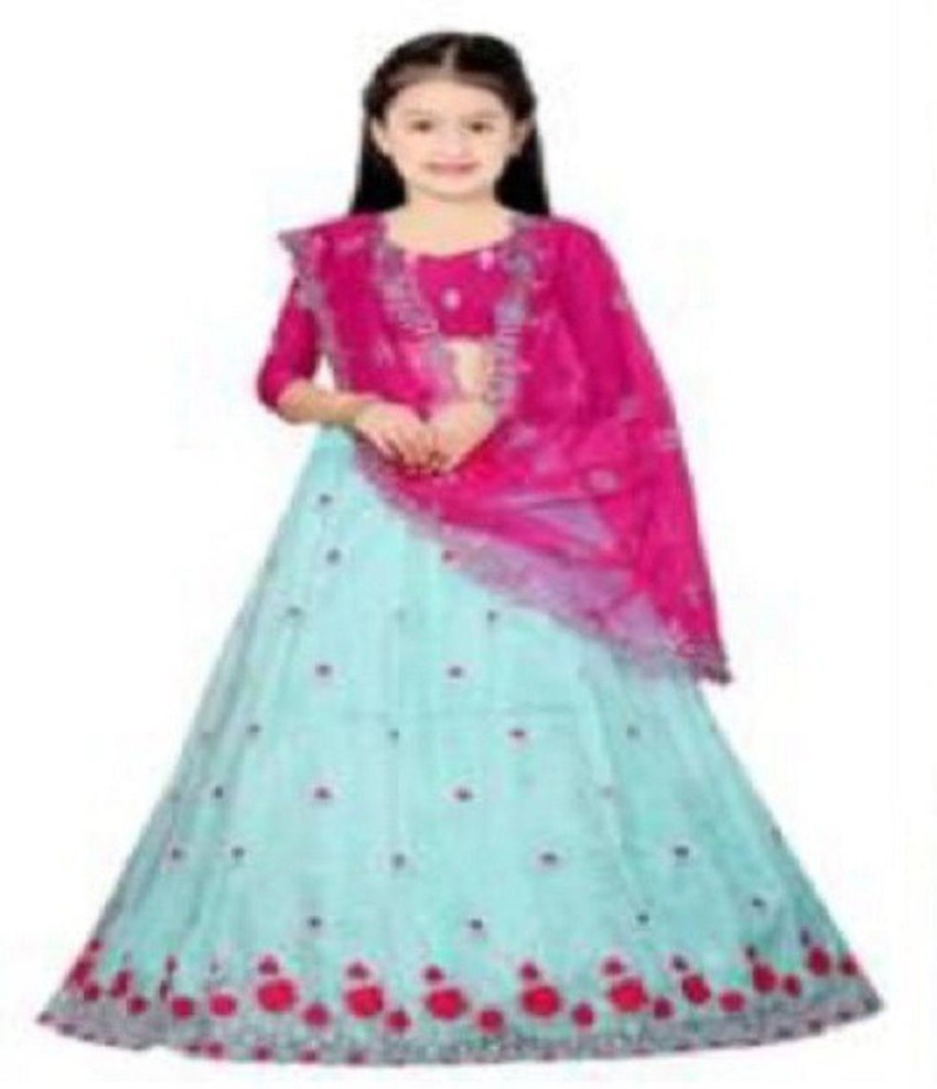 Clothes Shop Girls Lehenga Choli Ethnic Wear Embroidered Ghagra Choli Dupatta Set Price in India Buy Clothes Shop Girls Lehenga Choli Ethnic Wear Embroidered Ghagra Choli Dupatta Set online at Flipkar...