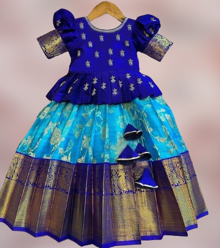 Baby girl hot sale lehenga blouse designs