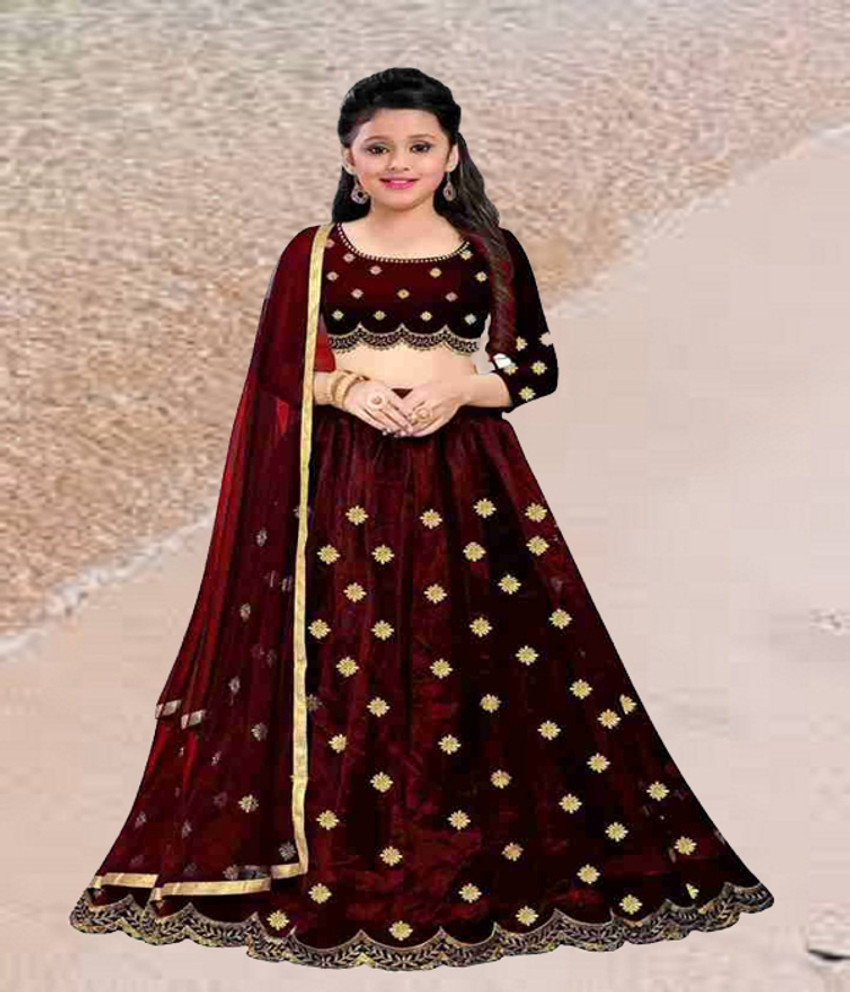 Velvet lehenga choli flipkart online