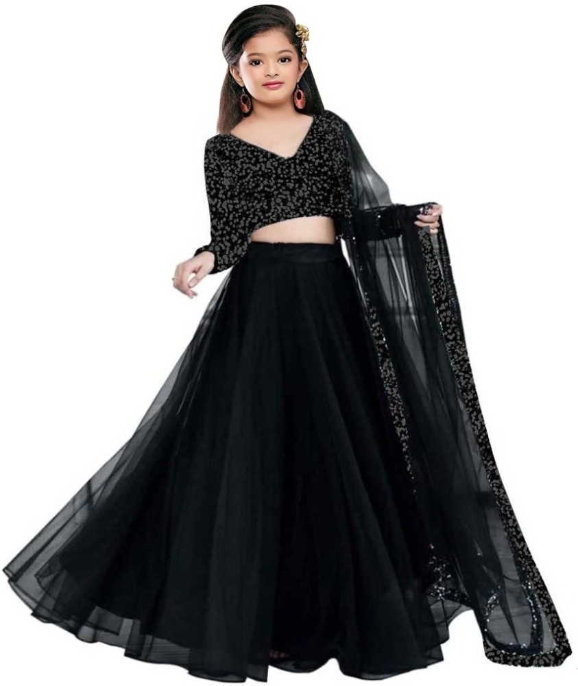 KCBRO Girls Lehenga Choli Party Wear Embellished Lehenga Choli