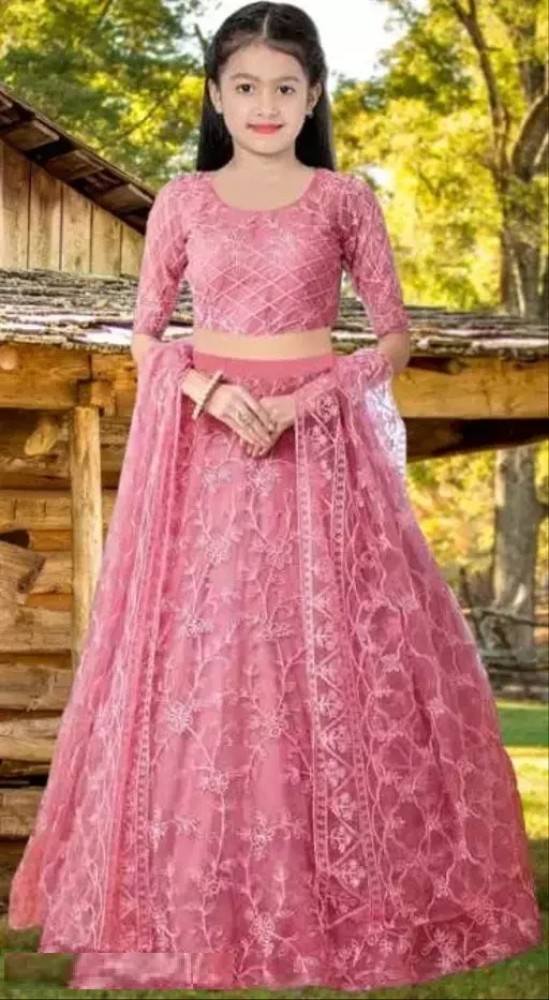 F Plus fashion Girls Lehenga Choli Western Wear Embroidered