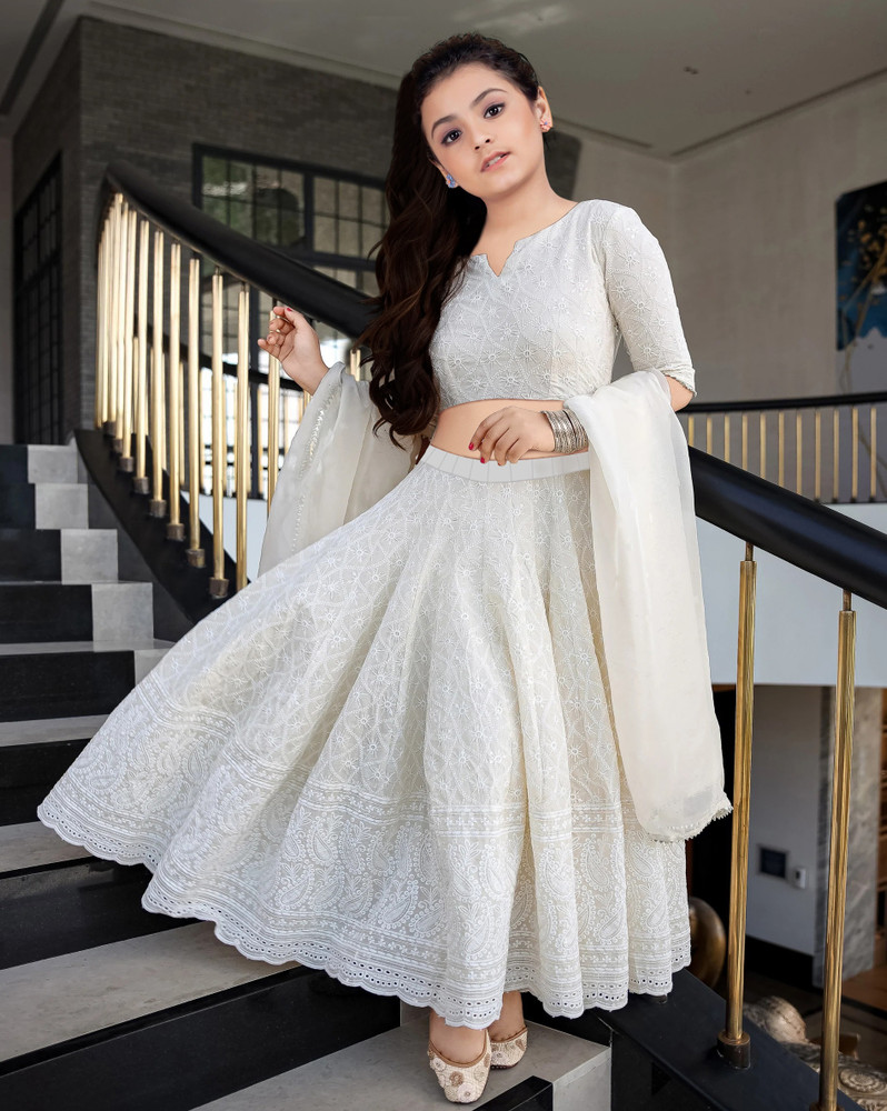 Kedar Fab Girls Lehenga Choli Ethnic Wear Embroidered Lehenga Choli and Dupatta Set Price in India Buy Kedar Fab Girls Lehenga Choli Ethnic Wear Embroidered Lehenga Choli and Dupatta Set online