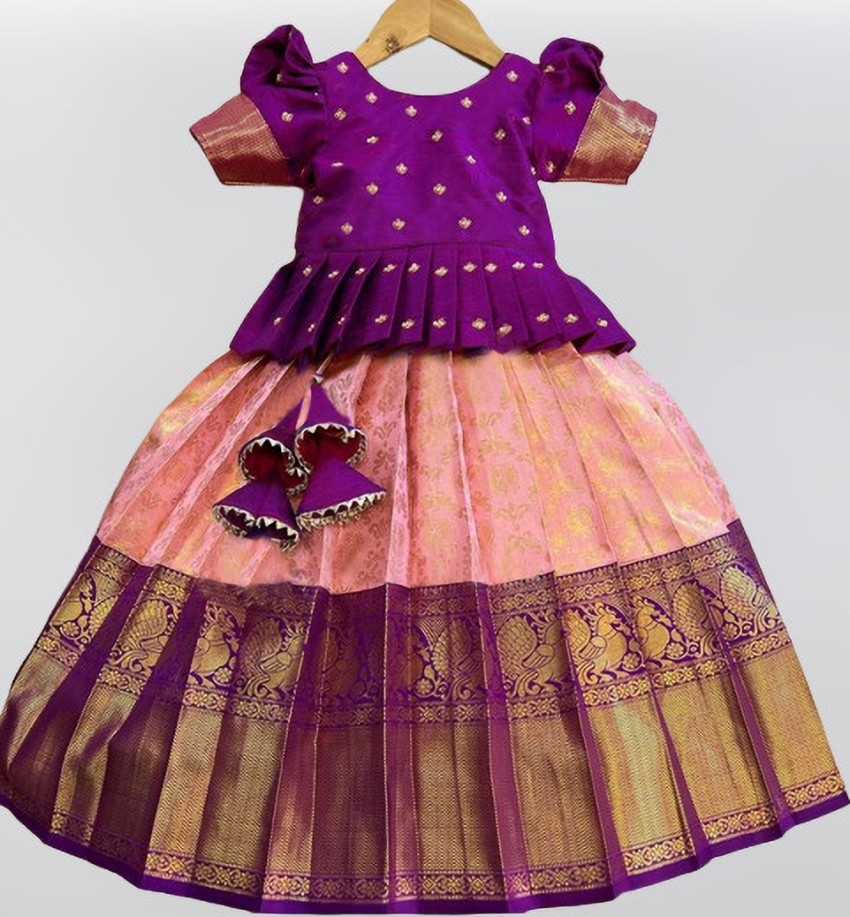 Lehenga blouse design hot sale for baby girl