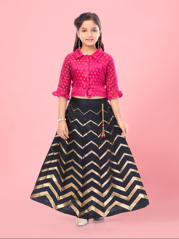 Aarika Indi Girls Lehenga Choli Ethnic Wear Self Design Lehenga Choli Price in India Buy Aarika Indi Girls Lehenga Choli Ethnic Wear Self Design Lehenga Choli online at Flipkart