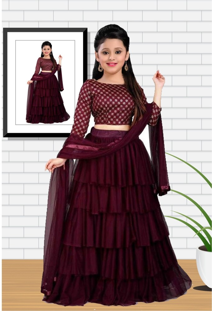 JASHODA FASHION Girls Lehenga Choli Ethnic Wear Embroidered Lehenga Choli and Dupatta Set Price in India Buy JASHODA FASHION Girls Lehenga Choli Ethnic Wear Embroidered Lehenga Choli and Dupatta Set o...