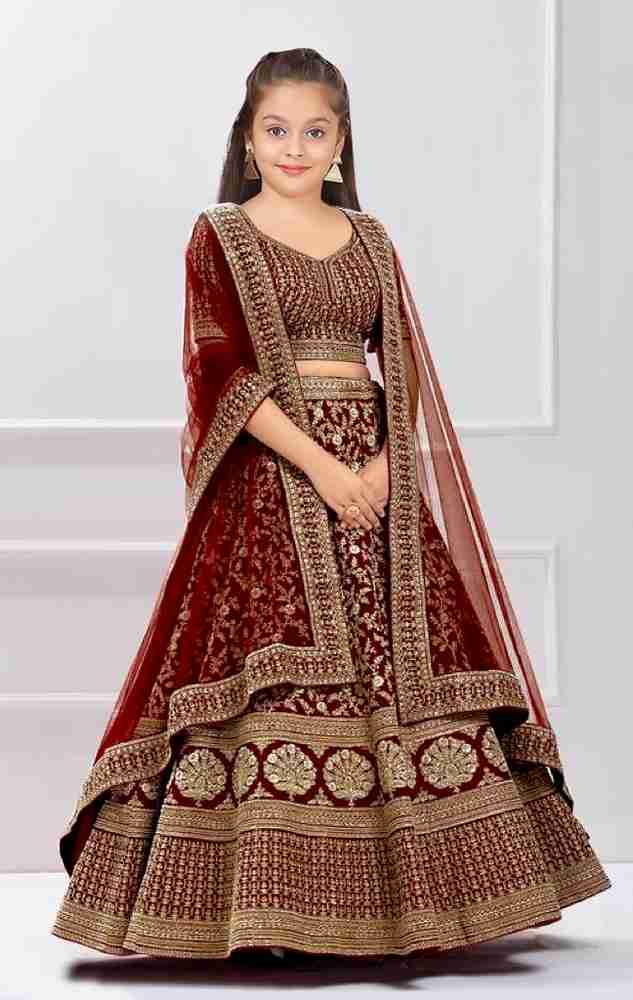 Velvet lehenga flipkart store