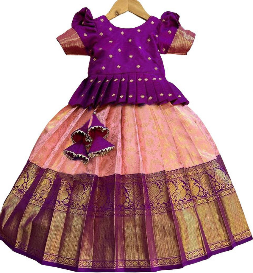 DAS INTERNATIONAL Baby Girls Lehenga Choli Ethnic Wear Fusion