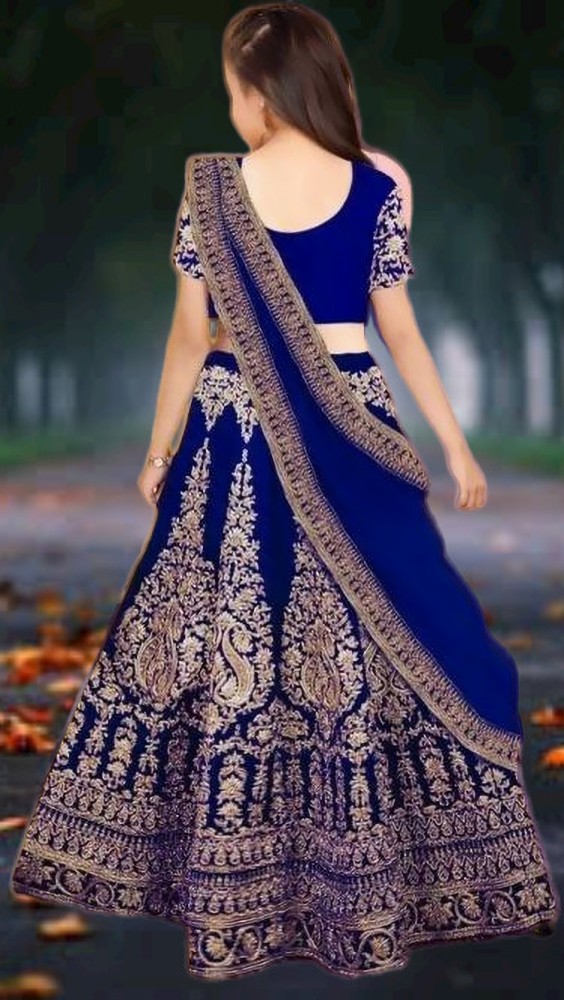 DIZVU Girls Lehenga Choli Ethnic Wear Embroidered Lehenga Choli and Dupatta Set Price in India Buy DIZVU Girls Lehenga Choli Ethnic Wear Embroidered Lehenga Choli and Dupatta Set online at Flipkart ...