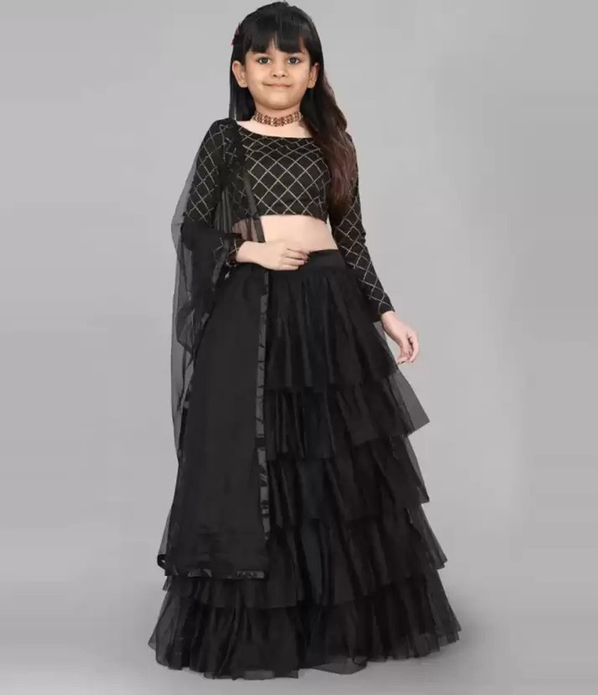 Ru0026H COMAPANY Girls Lehenga Choli Ethnic Wear Checkered Lehenga, Choli and  Dupatta Set Price in India - Buy Ru0026H COMAPANY Girls Lehenga Choli Ethnic  Wear Checkered Lehenga, Choli and Dupatta Set online