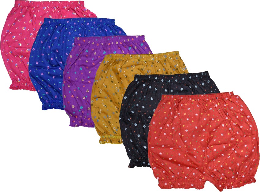  Packs Of 6 Toddler Girls Panties Multi Color Polka