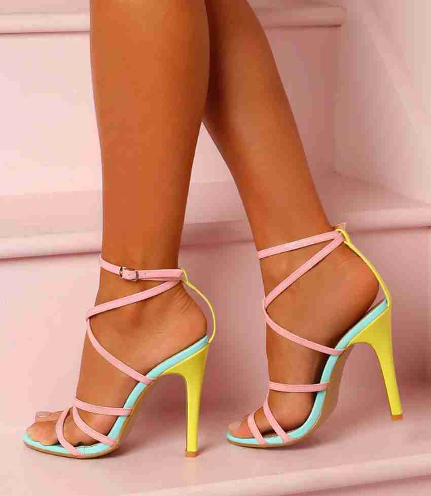 Slip on hotsell strappy heels