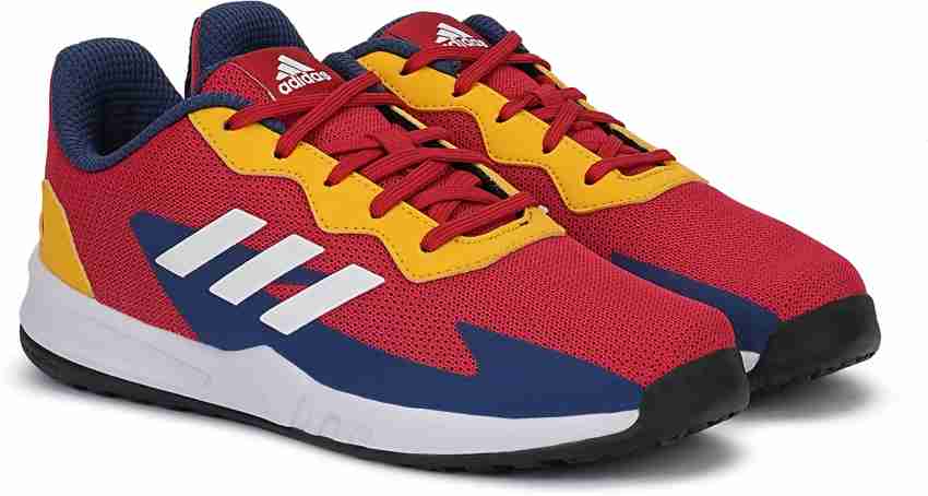 Adidas kids best sale red shoes