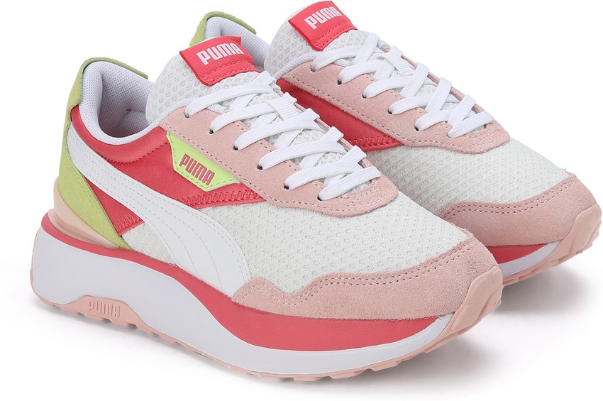 PUMA Cruise Rider Peony Jr Girls Lace Sneakers Price in India Buy PUMA Cruise Rider Peony Jr Girls Lace Sneakers online at Flipkart