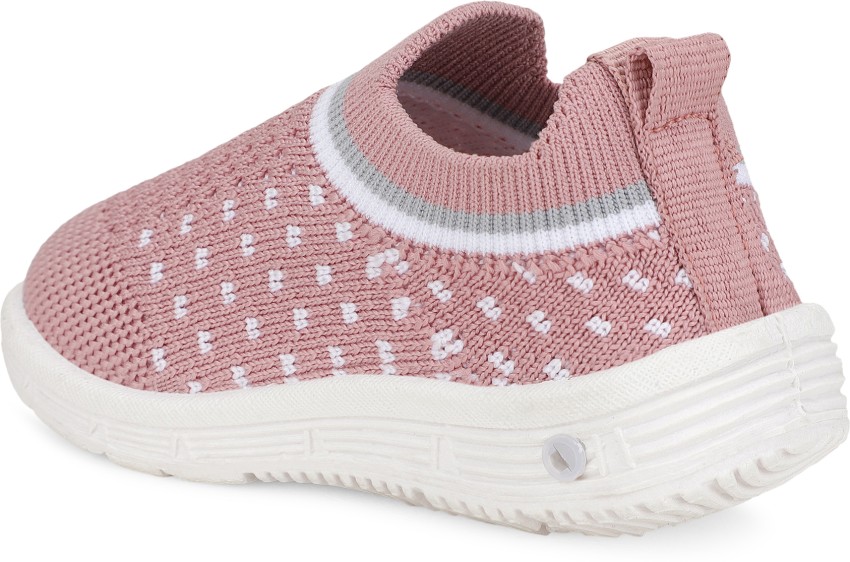 Pink baby walking online shoes