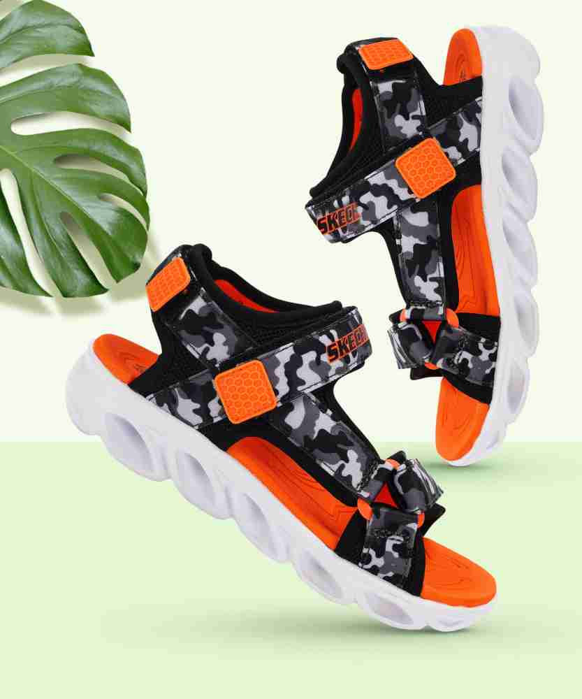 Skechers sales orange sandals