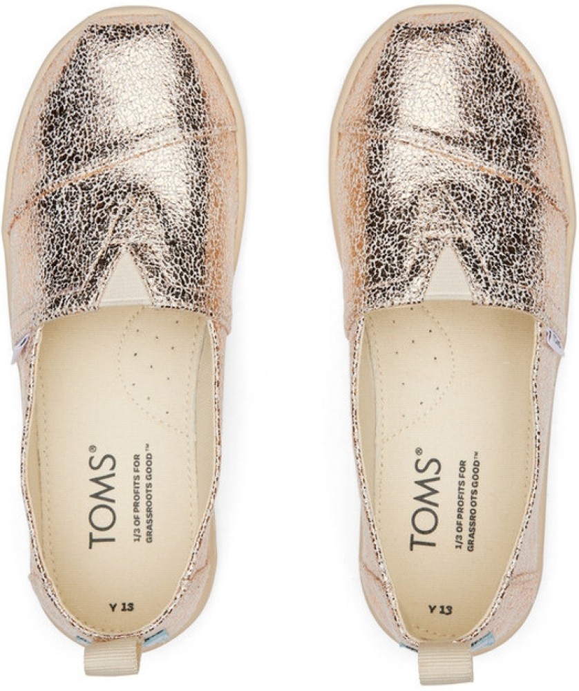 Toms rose hot sale gold metallic