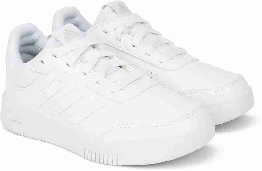 Girls white 2025 adidas shoes