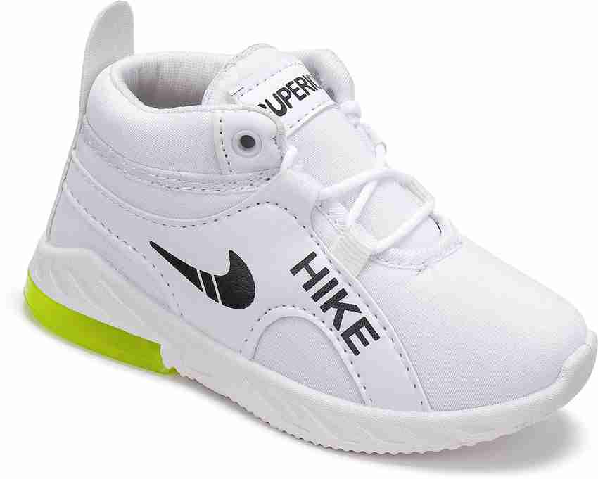 Boys white nike shoes on sale